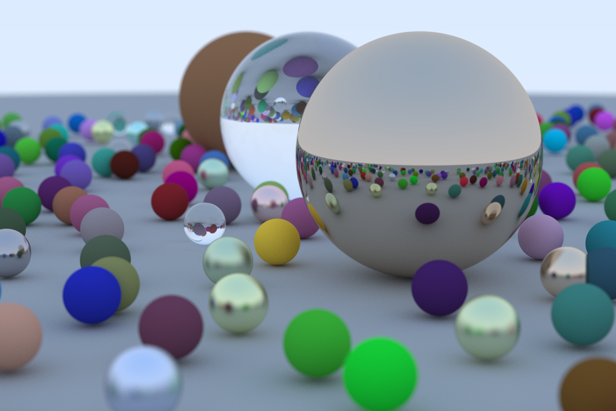 raytraced spheres